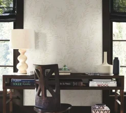 Antonina Vella Artifacts Allerton Bamboo Wallpaper - Alabaster