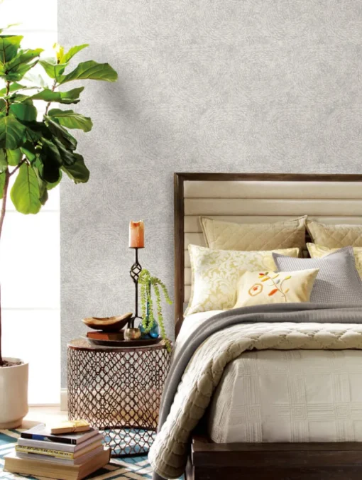 Antonina Vella Bohemian Luxe Floret Wallpaper - Gray