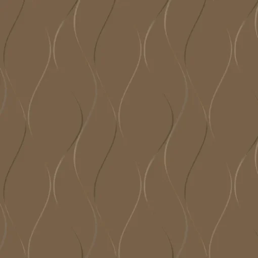 Antonina Vella Dazzling Dimensions Wavy Stripe Wallpaper - Dark Gold