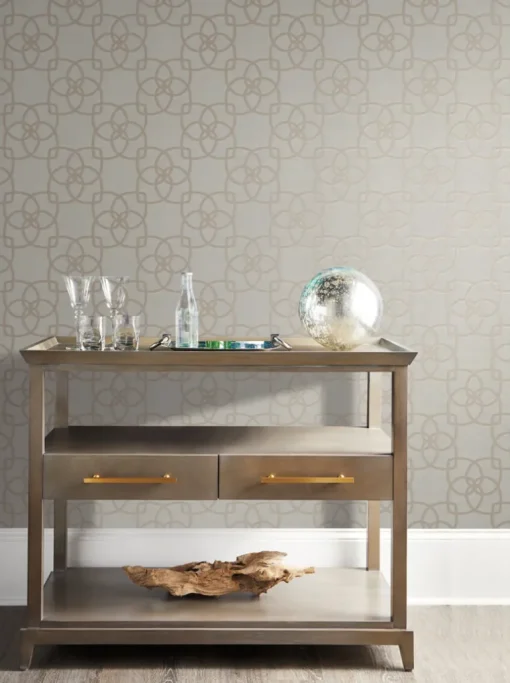Antonina Vella Dazzling Dimensions Serendipity Wallpaper - Rose Gold