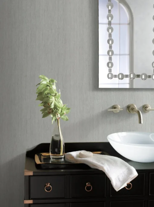 Antonina Vella Dazzling Dimensions Natural Texture Wallpaper - Gray