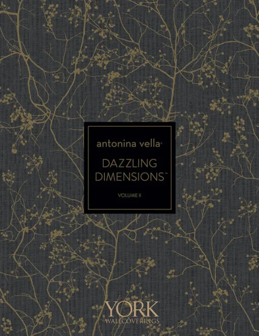 Antonina Vella Dazzling Dimensions Natural Texture Wallpaper - Gold & Silver