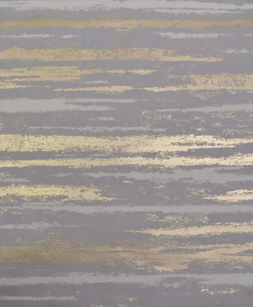 Antonina Vella Modern Metals Atmosphere Wallpaper - Grey & Gold