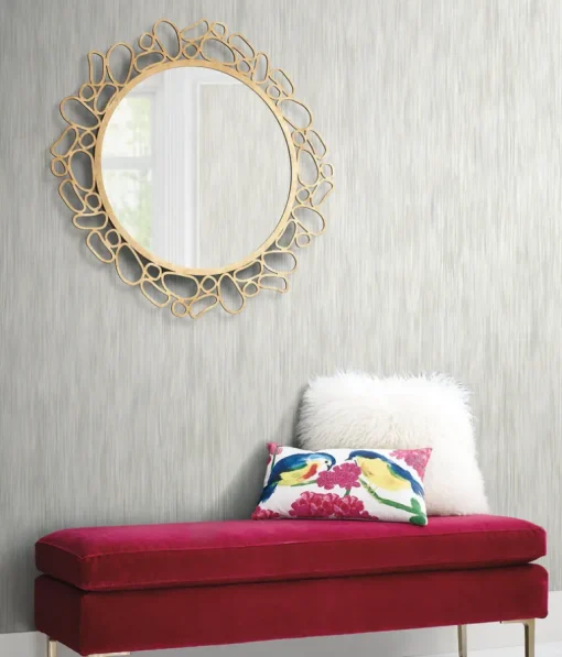 Antonina Vella Natural Opalescence Opalescent Stria Wallpaper - Cool Neutral