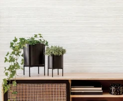 Artistic Abstracts Fountain Grass Wallpaper - White