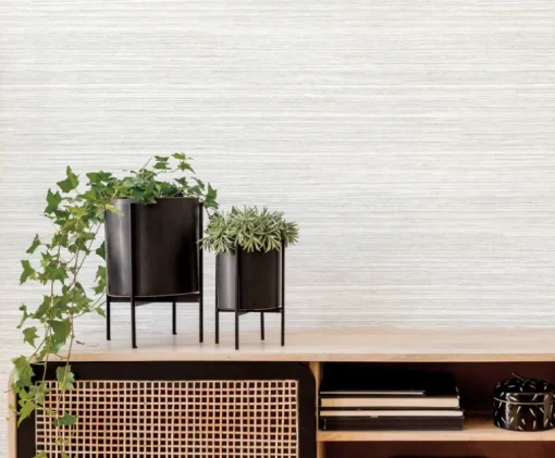 Artistic Abstracts Fountain Grass Wallpaper - White