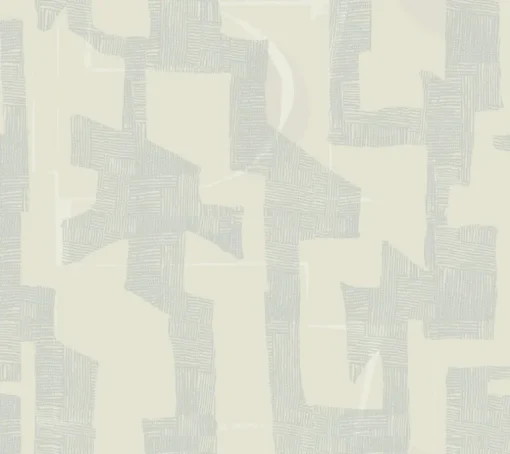 Artistic Abstracts Modern Tribal Wallpaper - Gray