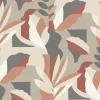 Artistic Abstracts Papier Colle Wallpaper - Red