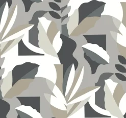 Artistic Abstracts Papier Colle Wallpaper - Black