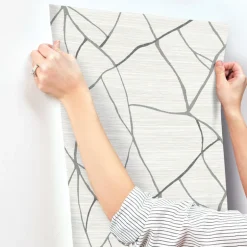 Artistic Abstracts Raska Wallpaper - White