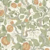 A-Street Prints Botanica Kort Fruit & Floral Wallpaper - Green