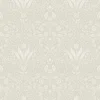 A-Street Prints Botanica Mara Tulip Ogee Wallpaper - Beige