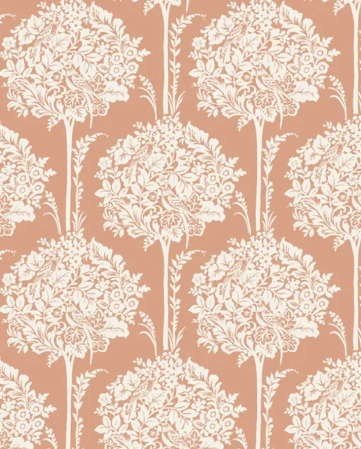 A-Street Prints Georgia Zaria Wallpaper - Apricot