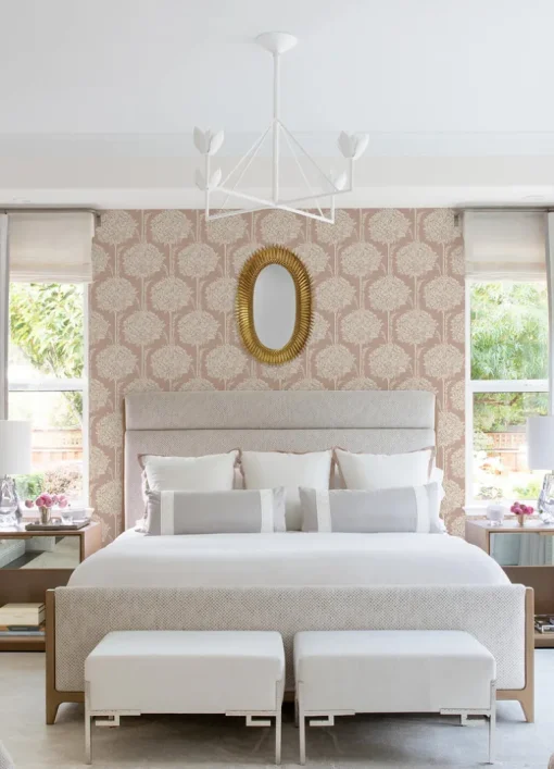 A-Street Prints Georgia Zaria Wallpaper - Apricot