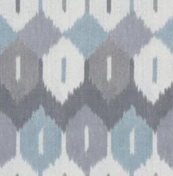 A-Street Prints Haberdashery Abilene Ikat Wallpaper - Denim