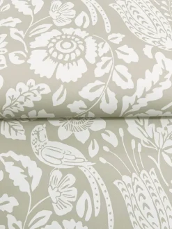 A-Street Prints Haberdashery Marta Floral Wallpaper - Beige