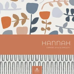 A-Street Prints Hannah Juni Abstract Tulips Wallpaper - Orange