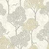 A-Street Prints Hannah Lykke Textured Tree Wallpaper - Neutral