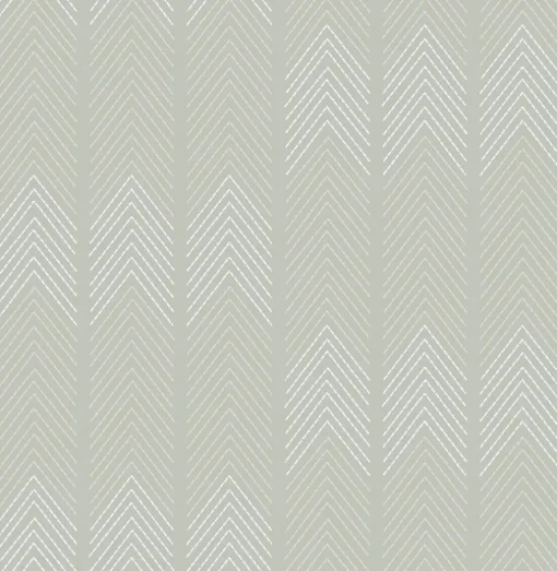 A-Street Prints Hannah Nyle Chevron Wallpaper - Light Grey