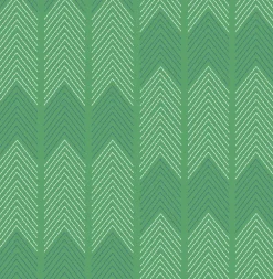 A-Street Prints Hannah Nyle Chevron Wallpaper - Green