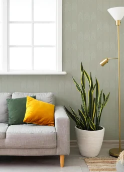 A-Street Prints Hannah Nyle Chevron Wallpaper - Light Grey