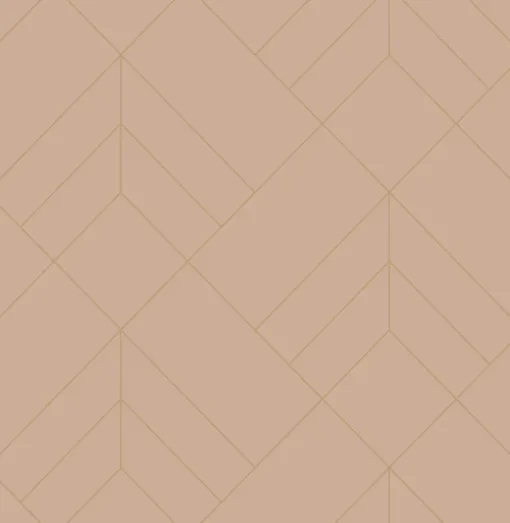 A-Street Prints Hannah Sander Geometric Wallpaper - Light Pink