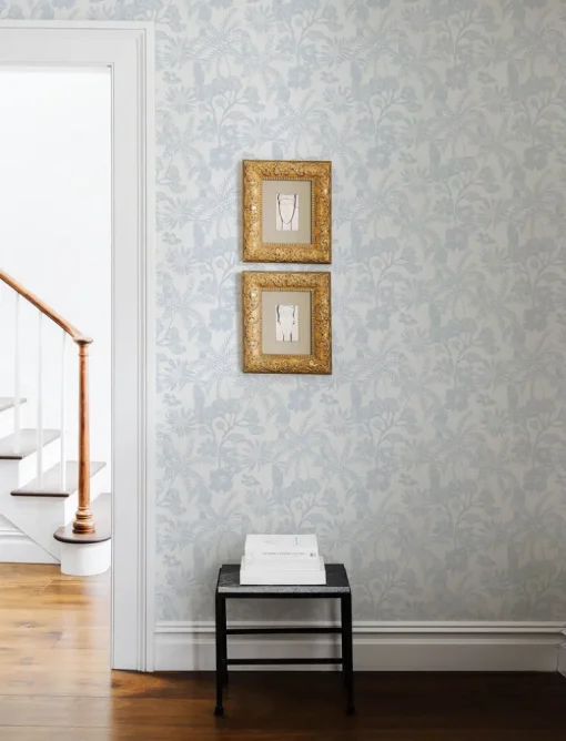 A-Street Prints Harmony Jacaranda Wallpaper - Light Blue