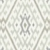 A-Street Prints Harmony Solola Ikat Wallpaper - Stone