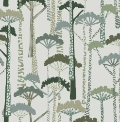 A-Street Prints Harmony Unify Forest Wallpaper - Green