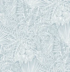 A-Street Prints Middleton Vita Wallpaper - Blue