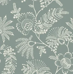 A-Street Prints Middleton Maeve Wallpaper - Sea Green