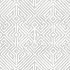 A-Street Prints Middleton Lyon Wallpaper - Silver