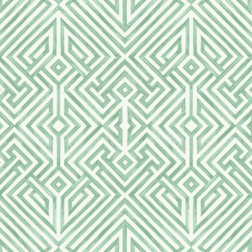 A-Street Prints Middleton Lyon Wallpaper - Green