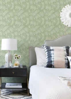 A-Street Prints Middleton Maeve Wallpaper - Sage