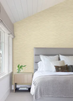 A-Street Prints Revival Benson Wallpaper - Yellow