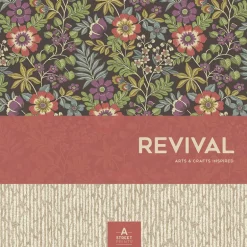 A-Street Prints Revival Mackintosh Wallpaper - Indigo