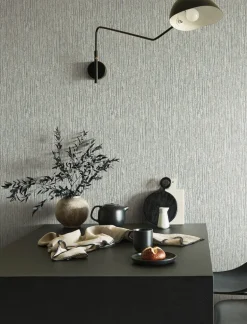 A-Street Prints Solace Corliss Wallpaper - Grey