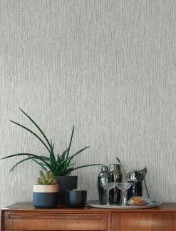 A-Street Prints Solace Corliss Wallpaper - Light Grey