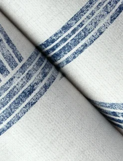A-Street Prints Solace Harlow Contours Wallpaper - Indigo