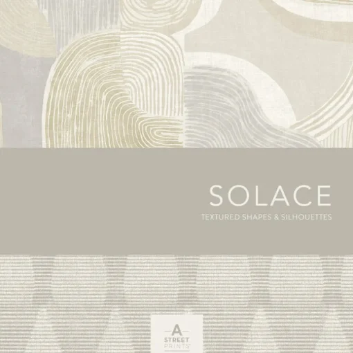 A-Street Prints Solace Sheehan Faux Grasscloth Wallpaper - Stone
