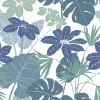 A-Street Prints Terrace Medellin Wallpaper - Blue