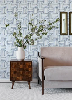 A-Street Prints Whimsy Lolly Wallpaper - Blue