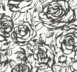 A-Street Prints Whimsy Nelda Wallpaper - Black