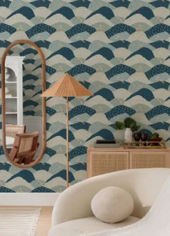 A-Street Prints Whimsy Peter Rabbit Wallpaper - Blue