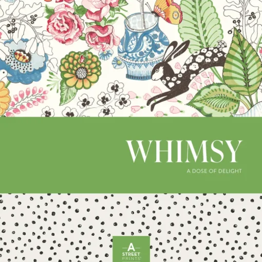 A-Street Prints Whimsy Peter Rabbit Wallpaper - Blue