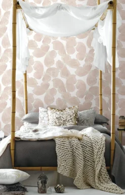 Aviva Stanoff Monarch Peel & Stick Wallpaper - Pink
