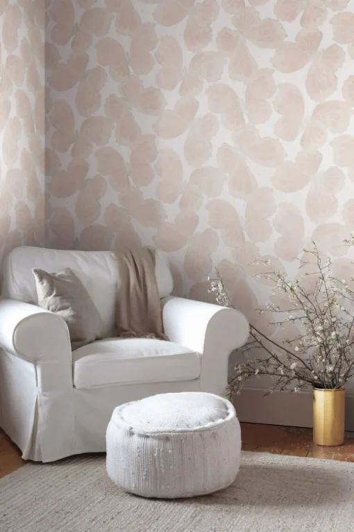 Aviva Stanoff Monarch Peel & Stick Wallpaper - Pink
