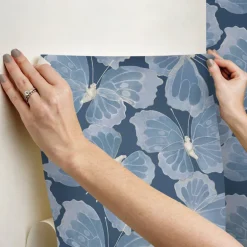 Aviva Stanoff Monarch Peel & Stick Wallpaper - Pewter