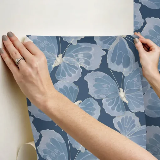 Aviva Stanoff Monarch Peel & Stick Wallpaper - Pewter