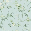 Blooms Second Edition Blossom Branches Wallpaper - Spa Blue